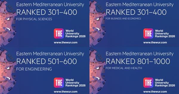 EMU Featured within Top 400 in Times Higher Education Rankings