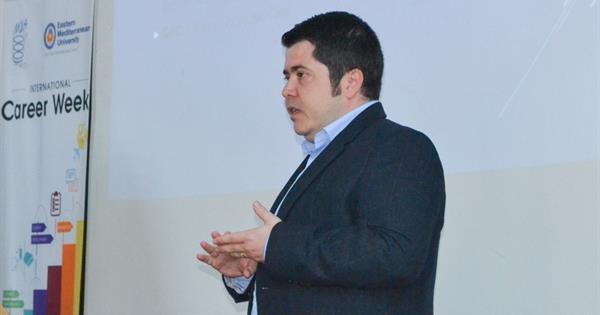 EMU Graduate and Qatar Airways Director Ziya Ediz Gürsan Delivered a Conference in EMU