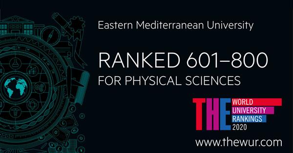 EMU Announced as a Top University for Physical Sciences