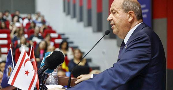 TRNC President Ersin Tatar Delivers the First Lecture at EMU