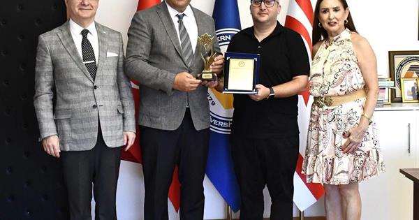 EMU Department of Physics Academic Prof. Dr. Ali Övgün Presented with “Scientific and Academic Studies” Award by YTB