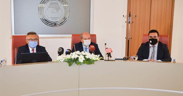 Prime Minister of TRNC Ersin Tatar Visits EMU